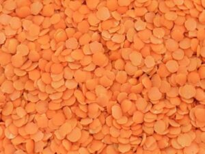 Red Split Lentils Double Polished